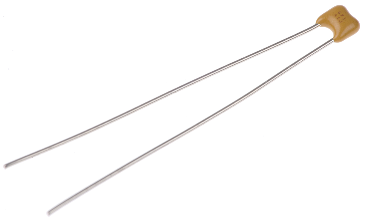 KYOCERA AVX 470pF Multilayer Ceramic Capacitor MLCC, 100V dc V, ±5% , Through Hole