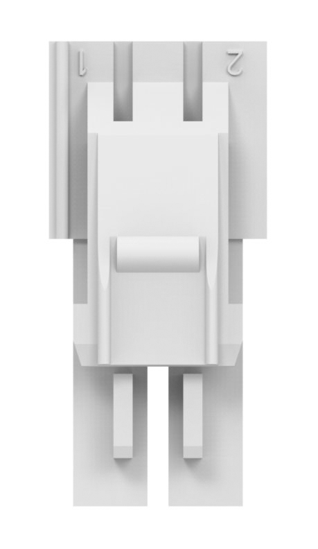 TE Connectivity, AMP Universal Power Male Connector Housing, 4mm Pitch, 4 Way, 2 Row