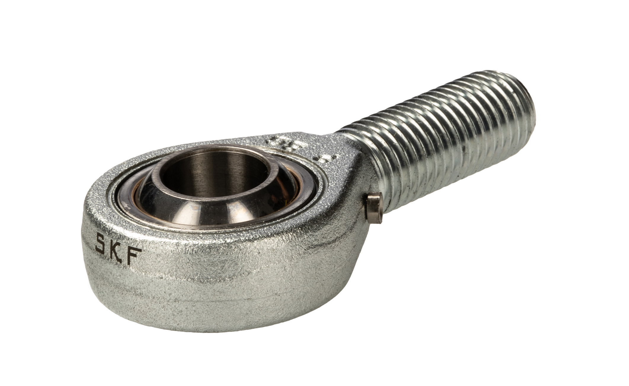 SKF SAKAC M10 Male Steel Rod End, 10mm Bore, 29mm Long, Metric Thread Standard, Male Connection Gender