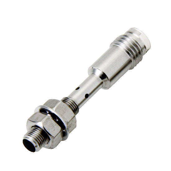 Omron Inductive Threaded Barrel Proximity Sensor, M5, 1.2 mm Detection, PNP NO, 10 → 30 V dc