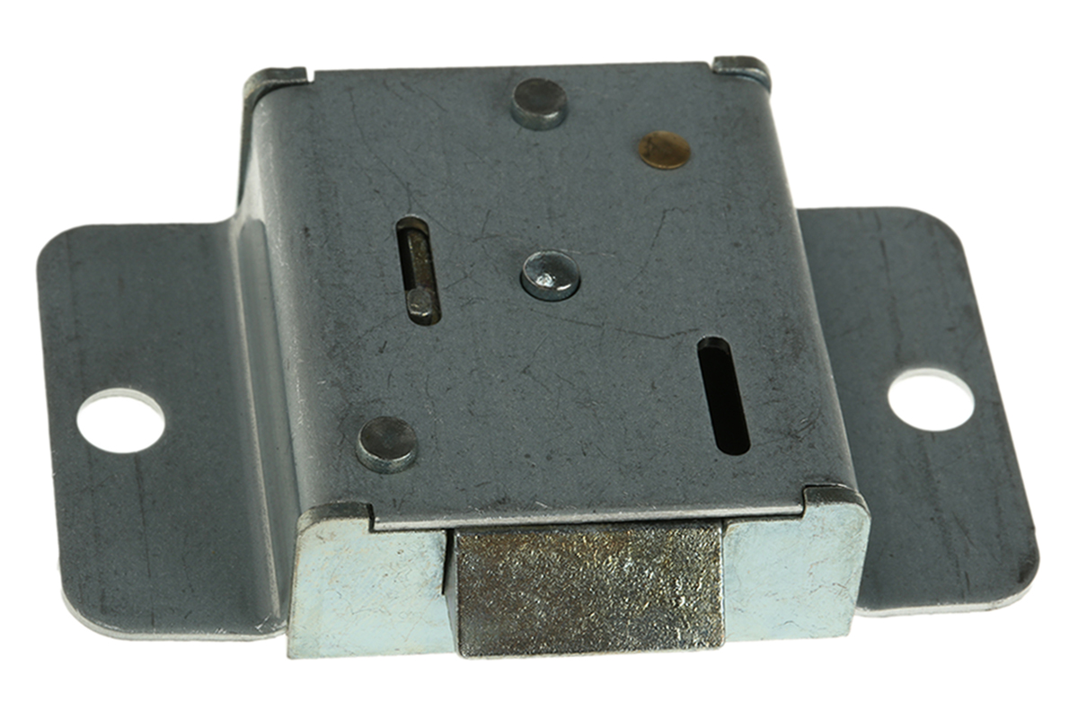 Euro-Locks a Lowe & Fletcher group Company Slam Lock, 6.4mm Panel-to-Tongue, 9.5mm Cutout, Key Unlock