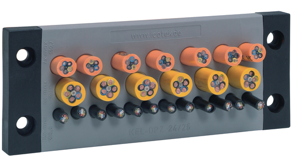 Icotek Polyamide Cable Trunking Frame, 147 x 58 x 14mm, KEL-DPZ