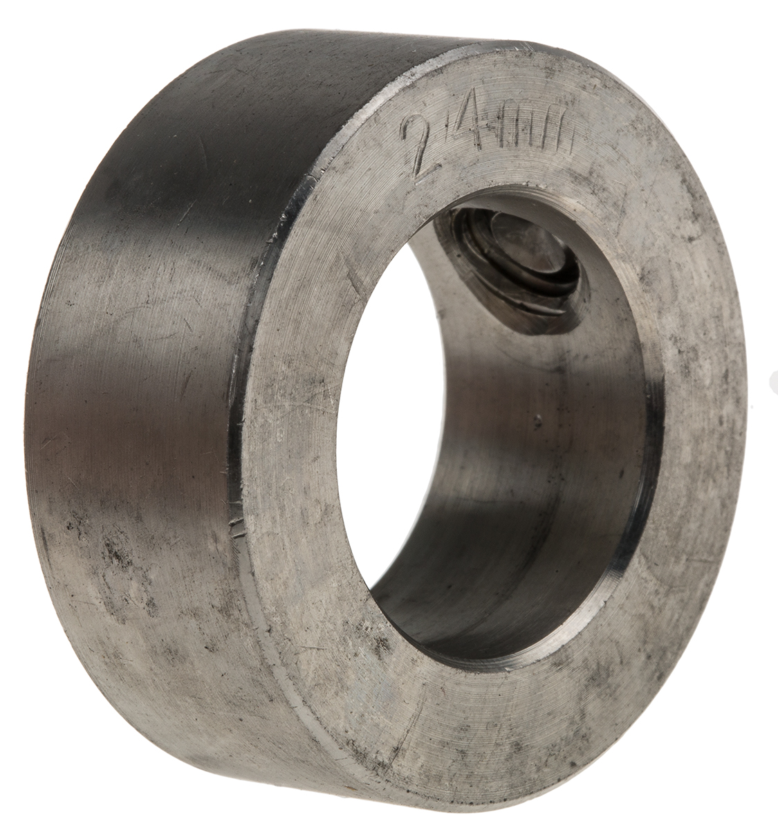 RS PRO Shaft Collar, One Piece, Set Screw, Bore 24mm, OD 40mm, W 16mm, Stainless Steel