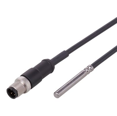 ifm electronic Temperature Sensor Temperature Sensor, 6mm Dia, 45mm Long, Clamp Adapter, ± 0.15 K +90°C Max