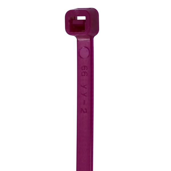NEMIQ Cable Tie, , 200mm x 4.8 mm, Purple Nylon, Pk-100