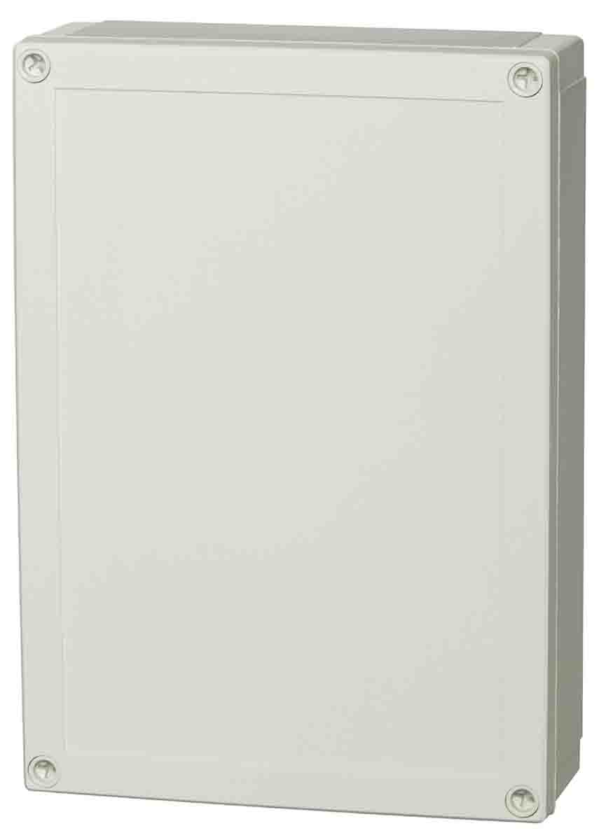 Fibox Grey Polycarbonate Enclosure, IP66, IP67, IK08, Grey Lid, 255 x 180 x 75mm