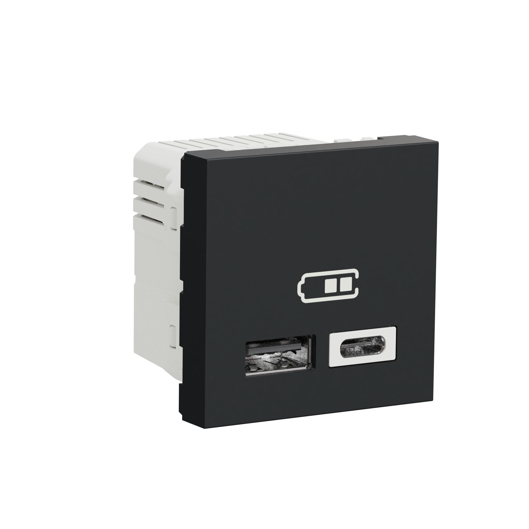 Schneider Electric Anthracite, 2 Gang, New Unica