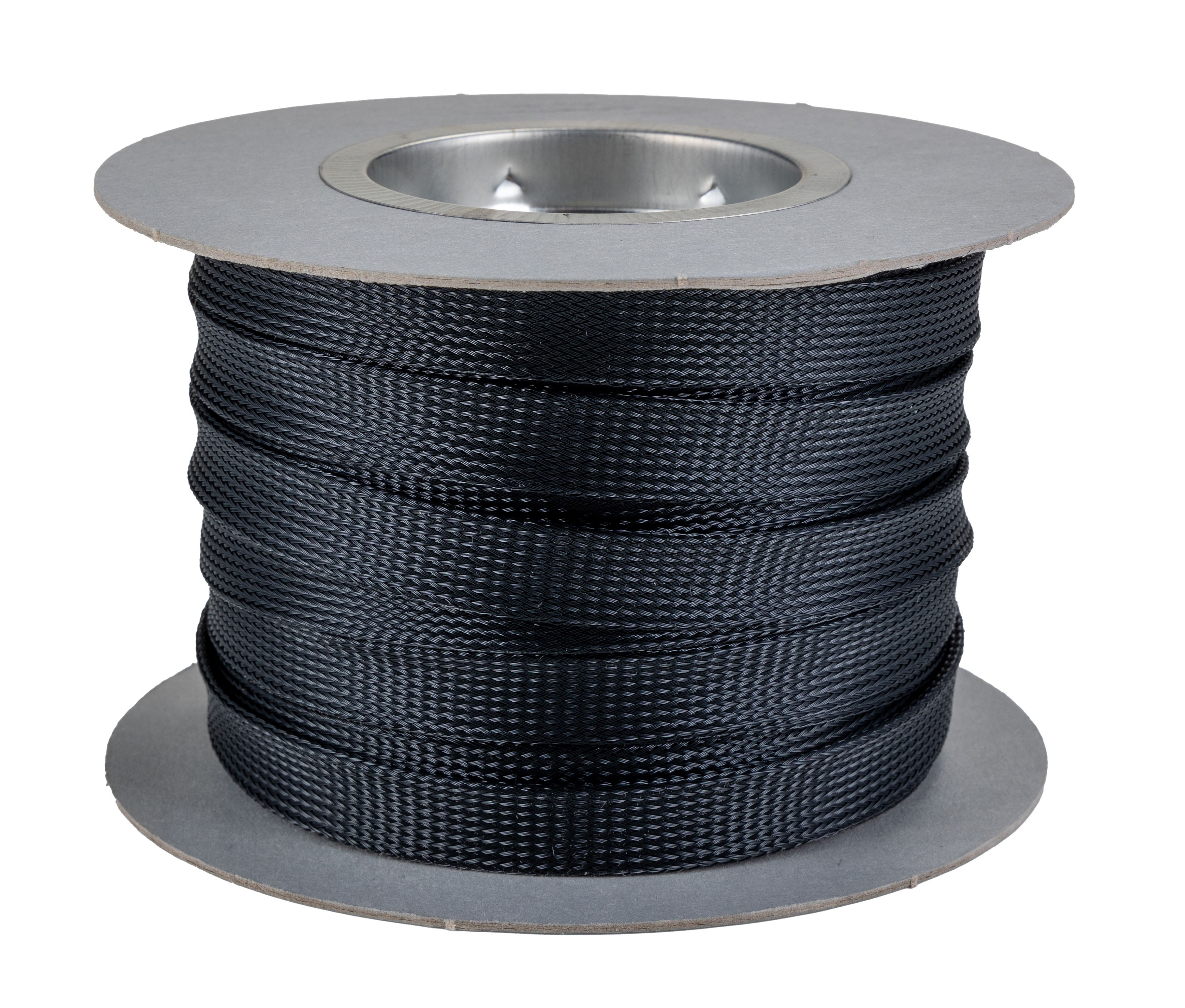 HellermannTyton Expandable Braided PET Black Cable Sleeve, 20mm Diameter, 30m Length