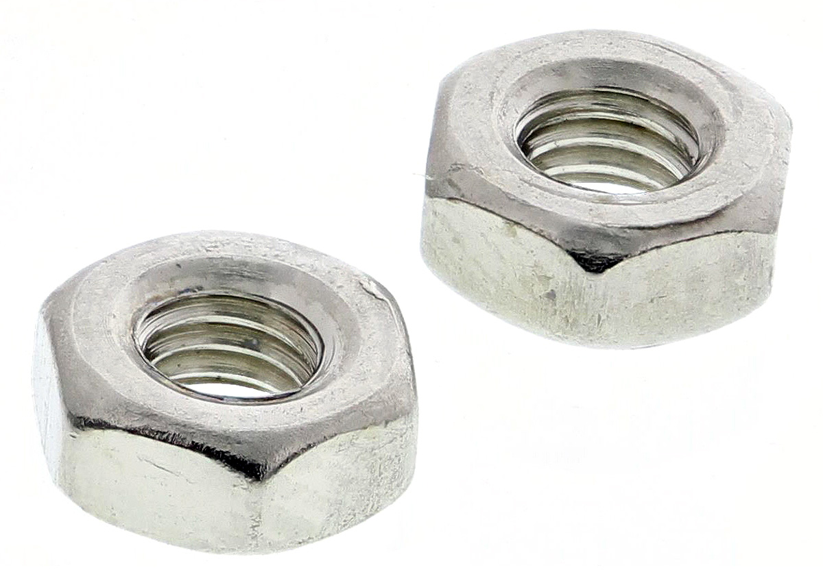 RS PRO Brass, Steel Hex Full Nut and Washers with Internal Tooth, 400 Pieces