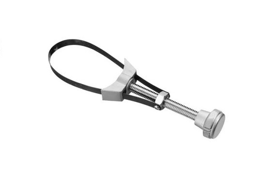 Expert by Facom Oil Filter Wrench, 60 - 110mm Jaw Capacity, Metal Handle