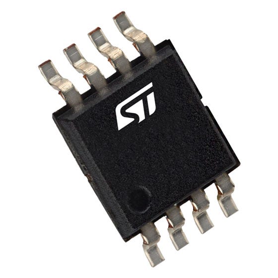 LMV358LIST STMicroelectronics, Operational Amplifier, 1.3 MHz, 8-Pin 5.5 V MiniSO8
