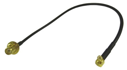 RF Solutions CBA Series Female SMA to Male MCX, 200 mm 50 Ω