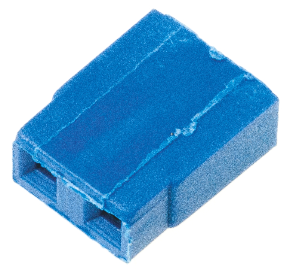 HARWIN Jumper Female Straight Blue Open Top 2 Way 1 Row 2.54mm Pitch