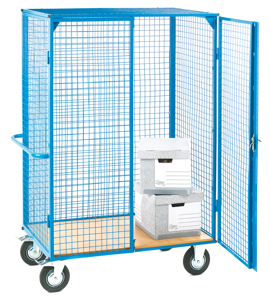 RS PRO 3 Shelf Heavy Duty Trolley, 1150 x 750mm, 3 x 30kg Load