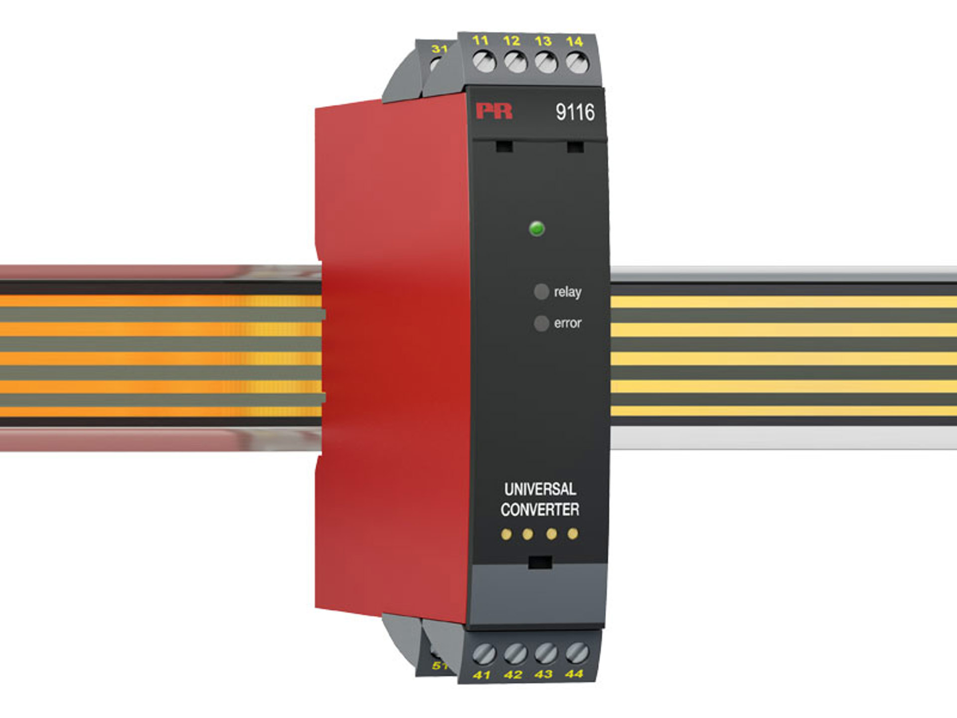 PR Electronics 9100 Series Signal Conditioner, Current, Linear Resistance, Potentiometer, RTD, Thermocouple, Voltage