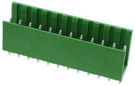 TE Connectivity AMPMODU MOD I Series Straight Through Hole PCB Header, 12 Contact(s), 3.96 mm Pitch, 1 Row, Shrouded