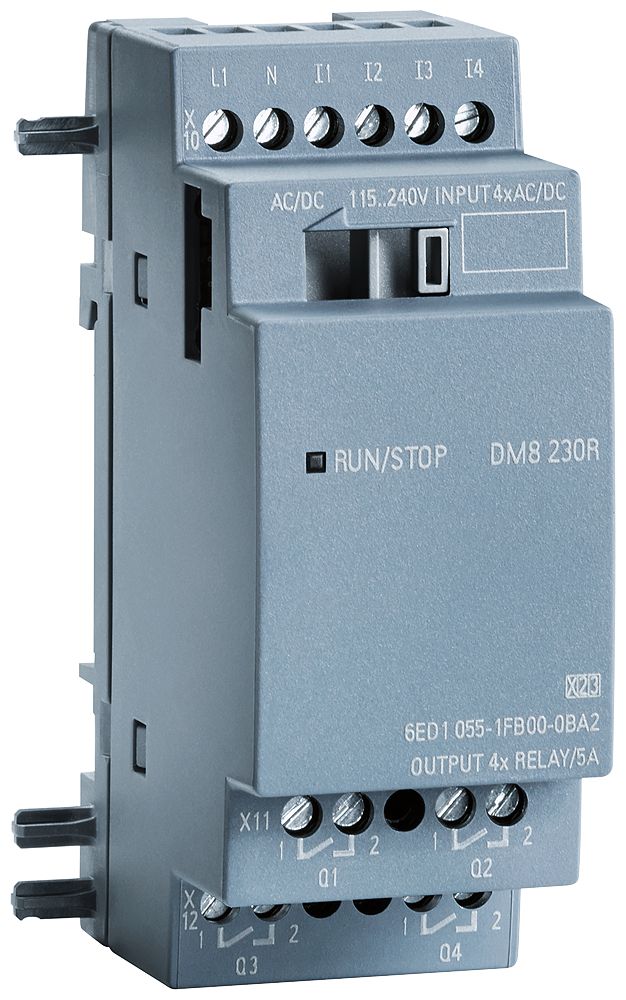 Siemens SIPLUS LOGO Series Logic Module for Use with SIPLUS LOGO, Relay Output, 4-Input, AC/DC Input