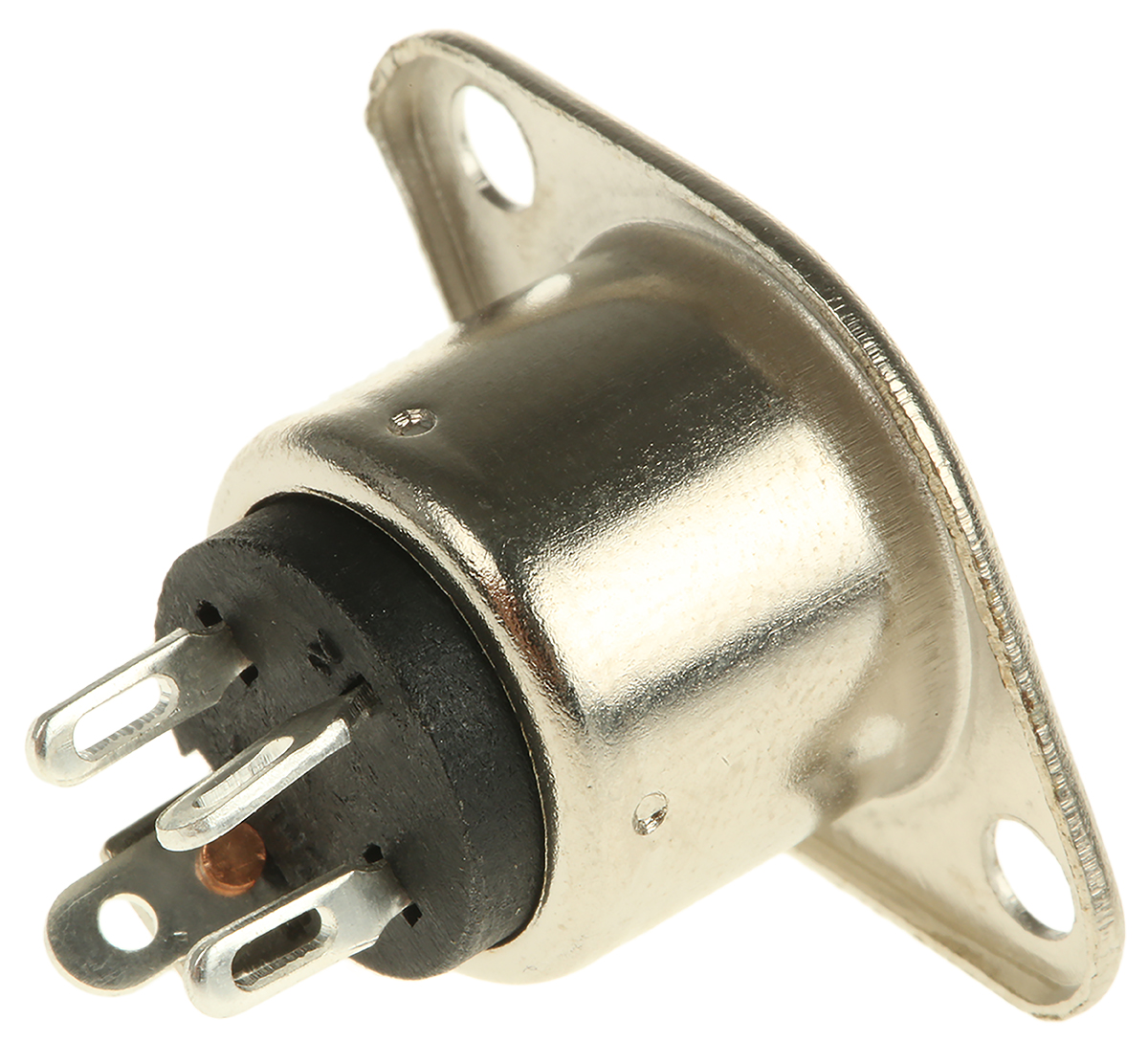 REAN Products, NYS 3 Pole Din Socket, 2A, Female, Chassis Mount