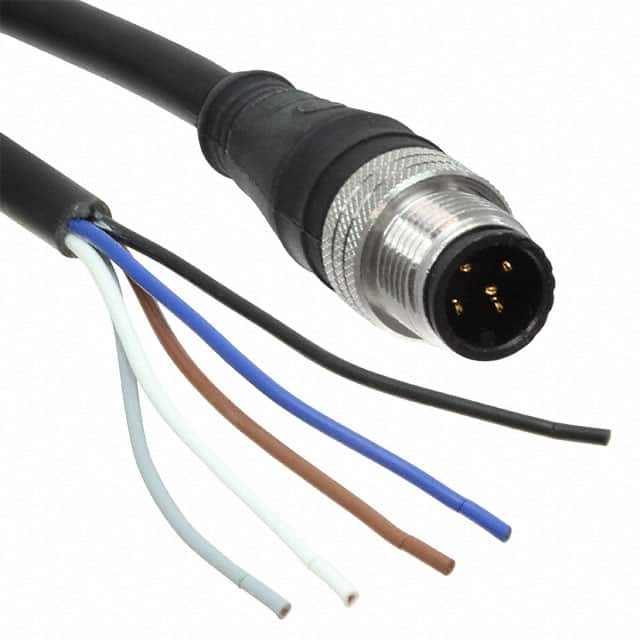 Brad from Molex Male 5 way M12 to Male Pigtail Sensor Actuator Cable, 1 m