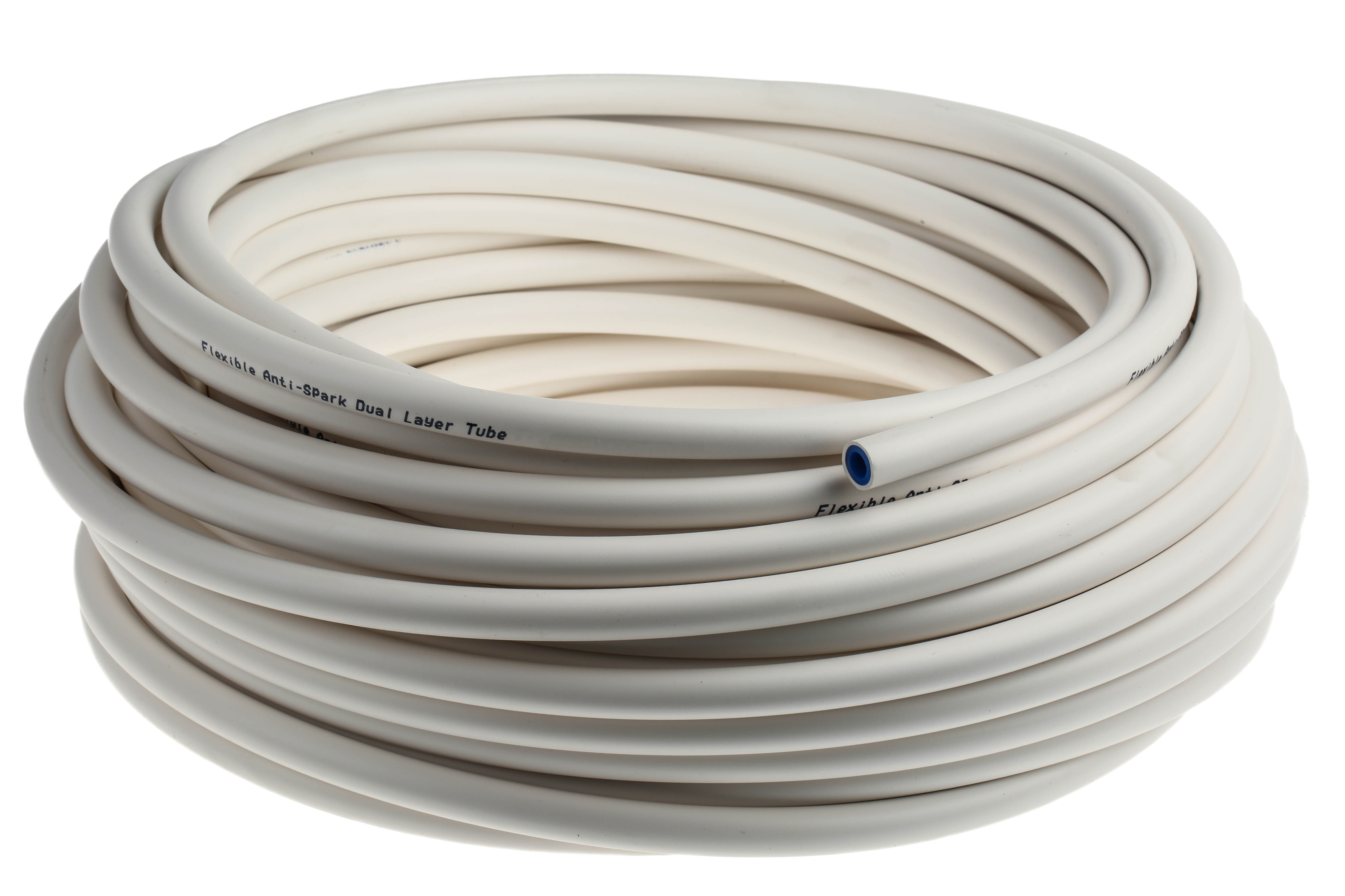 RS PRO Compressed Air Pipe White PUR, PVC 8mm x 30m