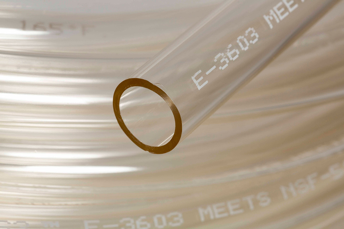 Saint Gobain Tygon® E-3603 Special PVC, Flexible Tube, 9.5mm ID, 12.7mm OD, Clear, 15m