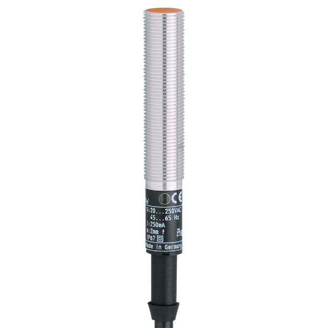 ifm electronic Inductive Threaded Barrel Proximity Sensor, M12, 2 mm Detection, PNP/NPN NO/NC, 10 → 36 V dc