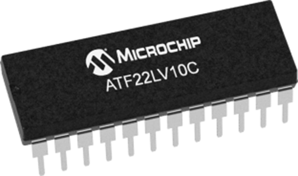 Microchip ATF22LV10C-10PU, SPLD Simple Programmable Logic Device ATF22LV10C 10 Macro Cells, 22 I/O, ISP, 10ns CMOS