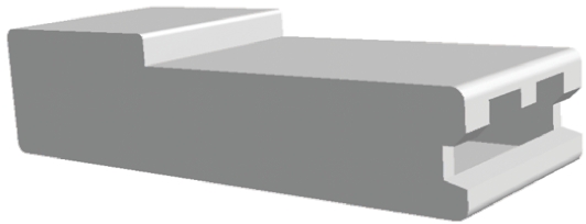 TE Connectivity, FASTON .250 Nylon Crimp Terminal Housing, Natural