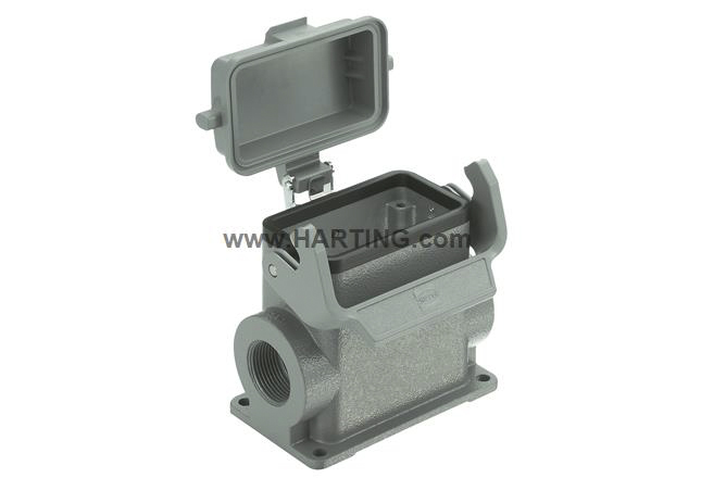 HARTING Han B Heavy Duty Power Connector Housing, M25 x 2 Thread, Side Entry
