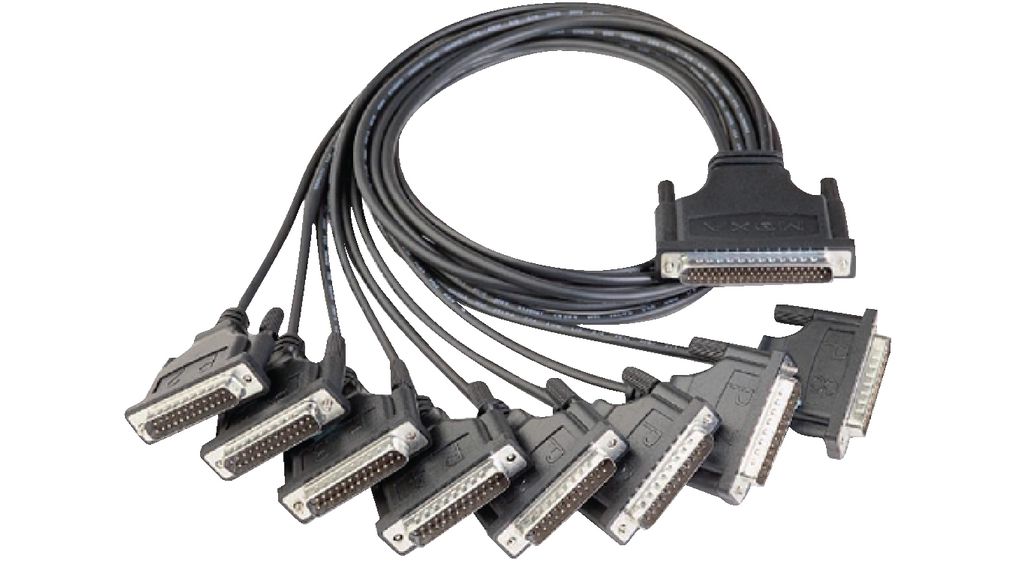 Siemens Male 62 Pin D-sub to Male 25 Pin D-sub Serial Cable Assembly, 1m