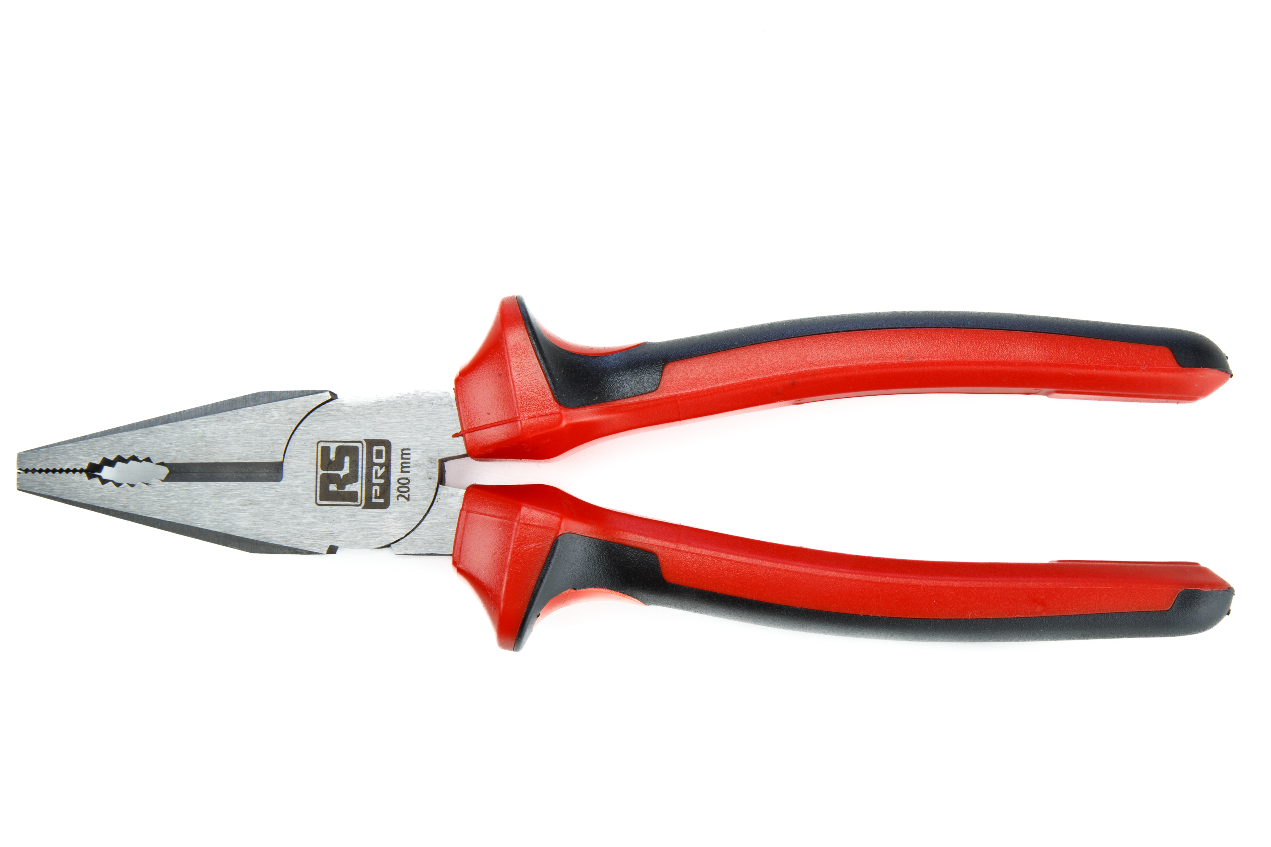 RS PRO Combination Pliers, 200 mm Overall, Straight Tip