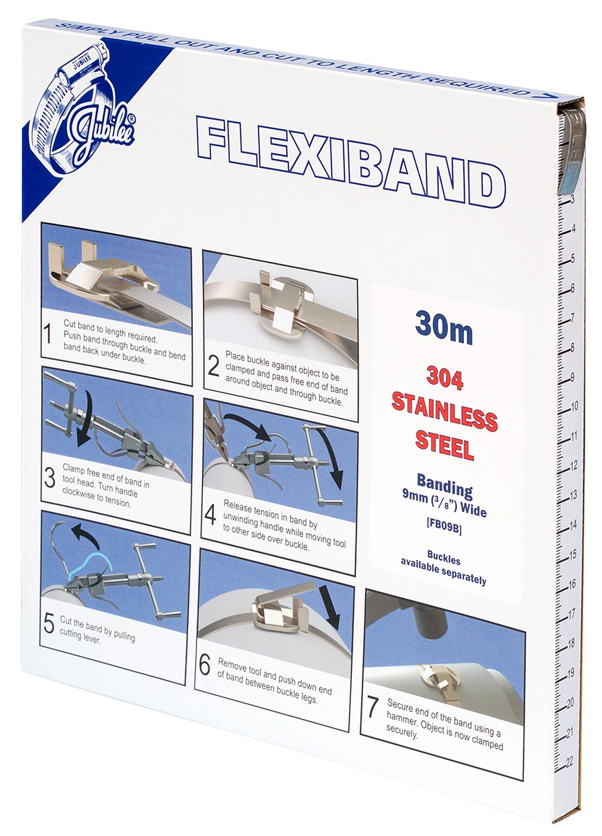 Jubilee Stainless Steel, 9mm Band Width