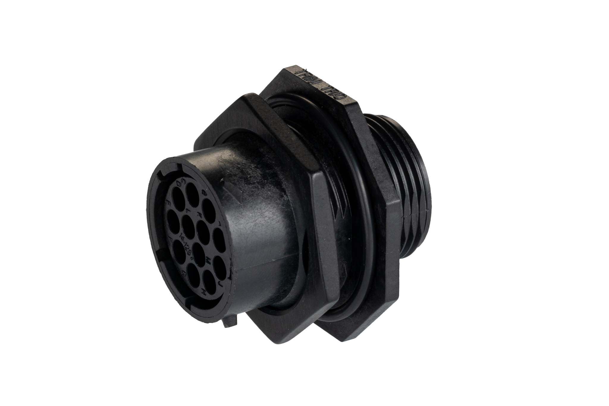 Souriau Sunbank by Eaton Circular Connector, 12 Contacts, Panel, Standard Connector, Plug, Female, IP68, IP69K, UTS