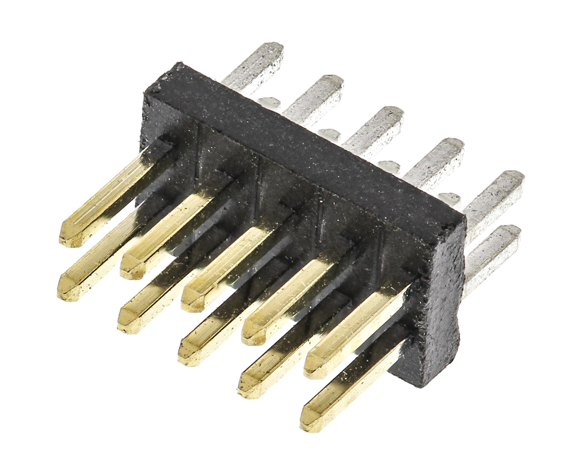 HARWIN Archer M50 Series Straight Through Hole Pin Header, 10 Contact(s), 1.27 mm Pitch, 2 Row, Unshrouded