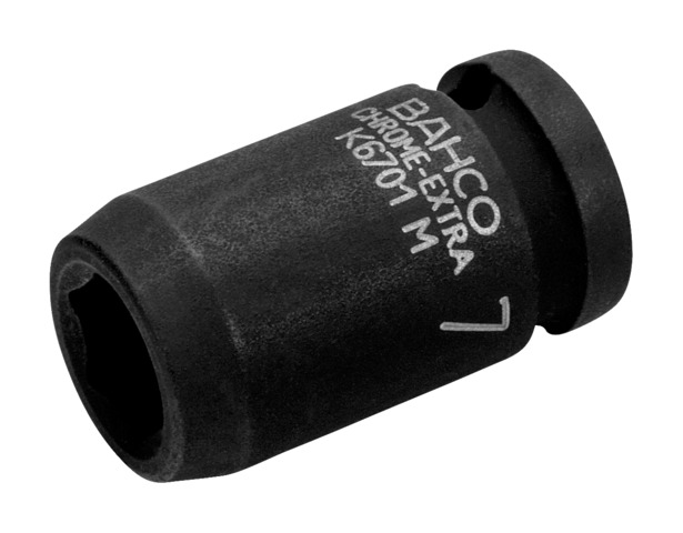 Bahco 13mm, 1/4 in Drive Impact Socket, 22 mm length