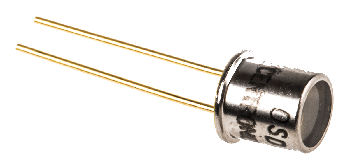 Centronic, OSD1-5T IR + Visible Light Si Photodiode, Through Hole TO-18