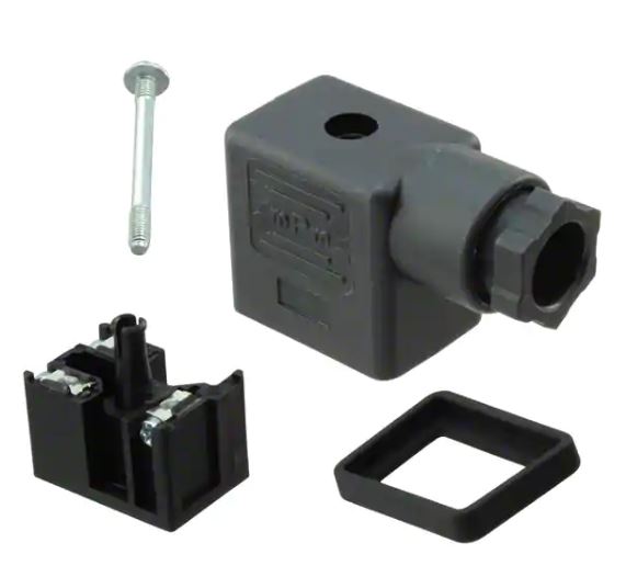 Brad from Molex 12102 2P+E DIN 43650 B Solenoid Valve Connector, 250 V, 300 V Voltage
