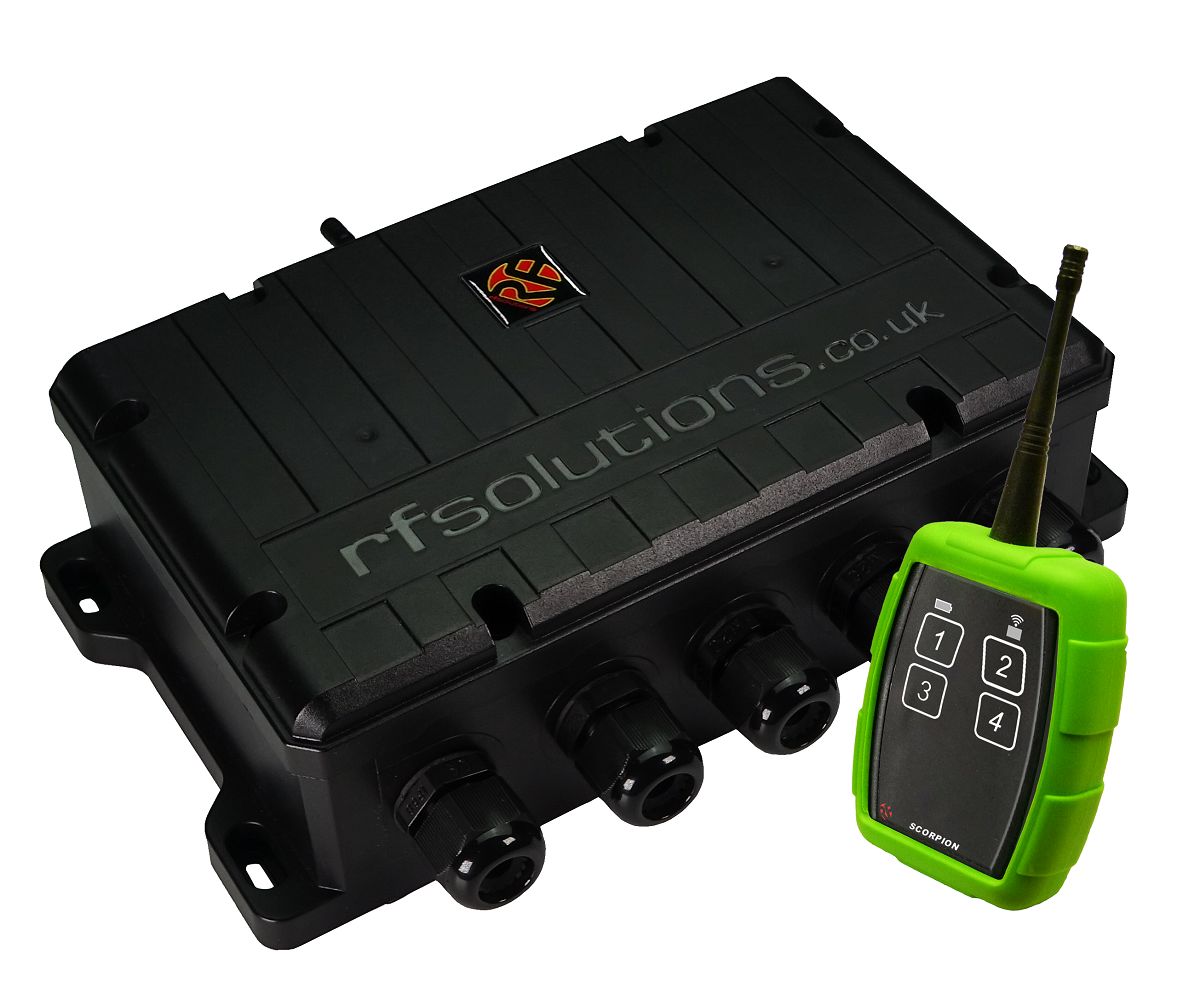 RF Solutions RIOT-SCORPION-8S4 Remote Control System,868MHz