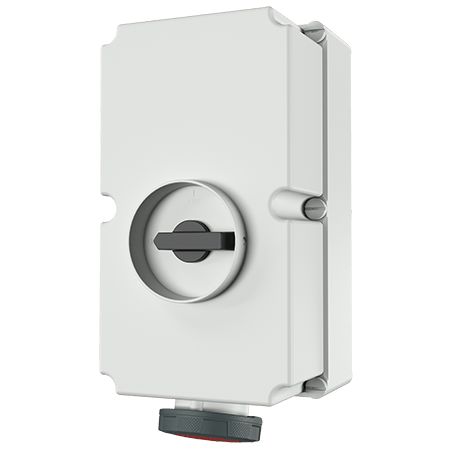 MENNEKES Switchable IP67 Industrial Interlock 5P, Earthing Position 6h, 125A, 400 V