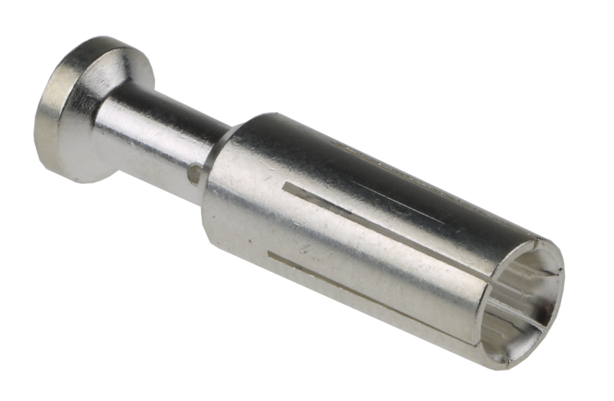 HARTING Han C Female 40A Crimp Contact Minimum Wire Size 2.5mm² Maximum Wire Size 2.5mm² for use with Heavy Duty Power