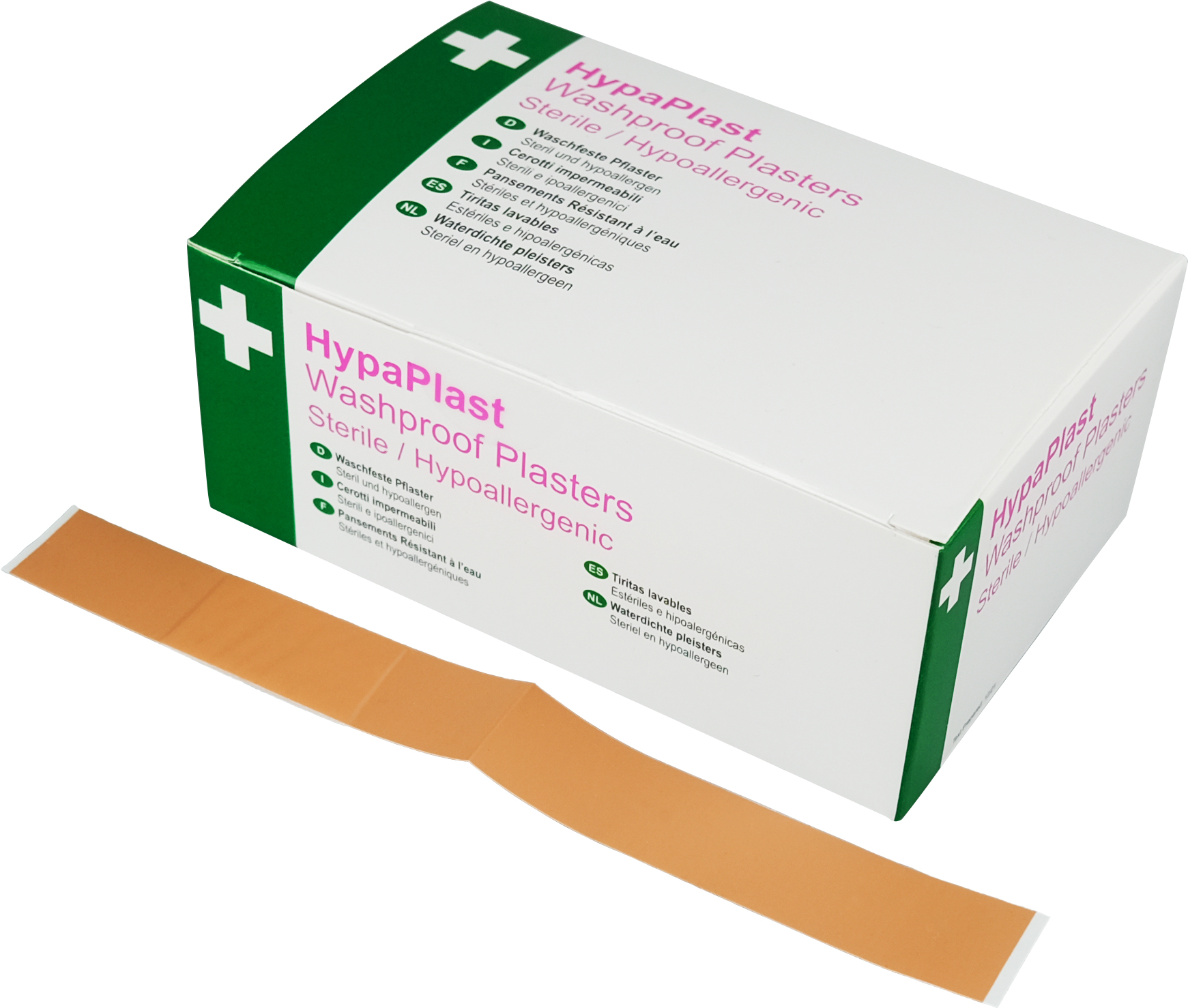 RS PRO Pink First Aid Bandages Plaster, 40 Per Package