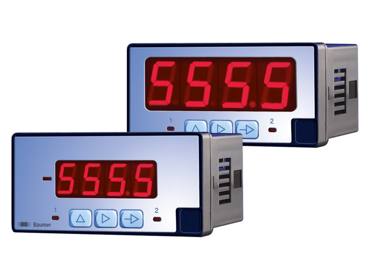 Baumer PA403 LED Digital Panel Multi-Function Meter for Current, Voltage, 45mm x 92mm