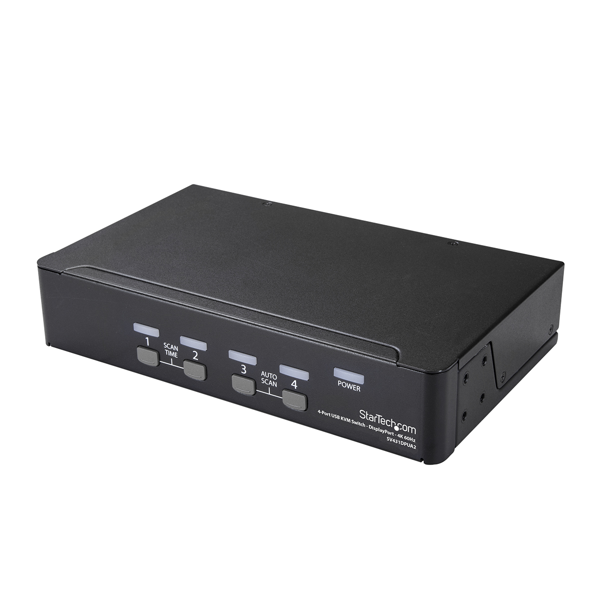 StarTech.com 4 Port USB DisplayPort KVM Switch, 3.5 mm Stereo 3840 x 2160 Maximum Resolution
