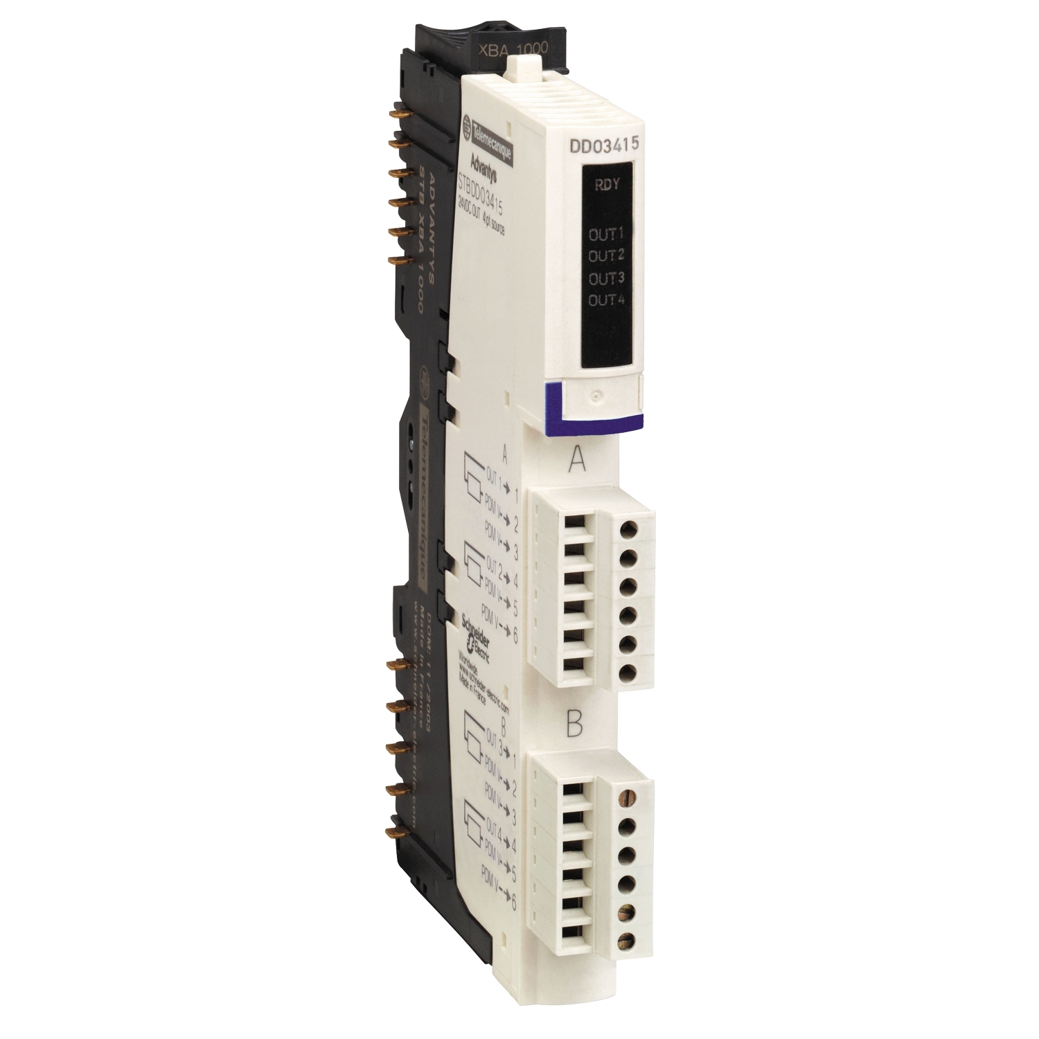 Schneider Electric Advantys STB Series Connection Kit for Use with STB Series, Solid State, 24 V