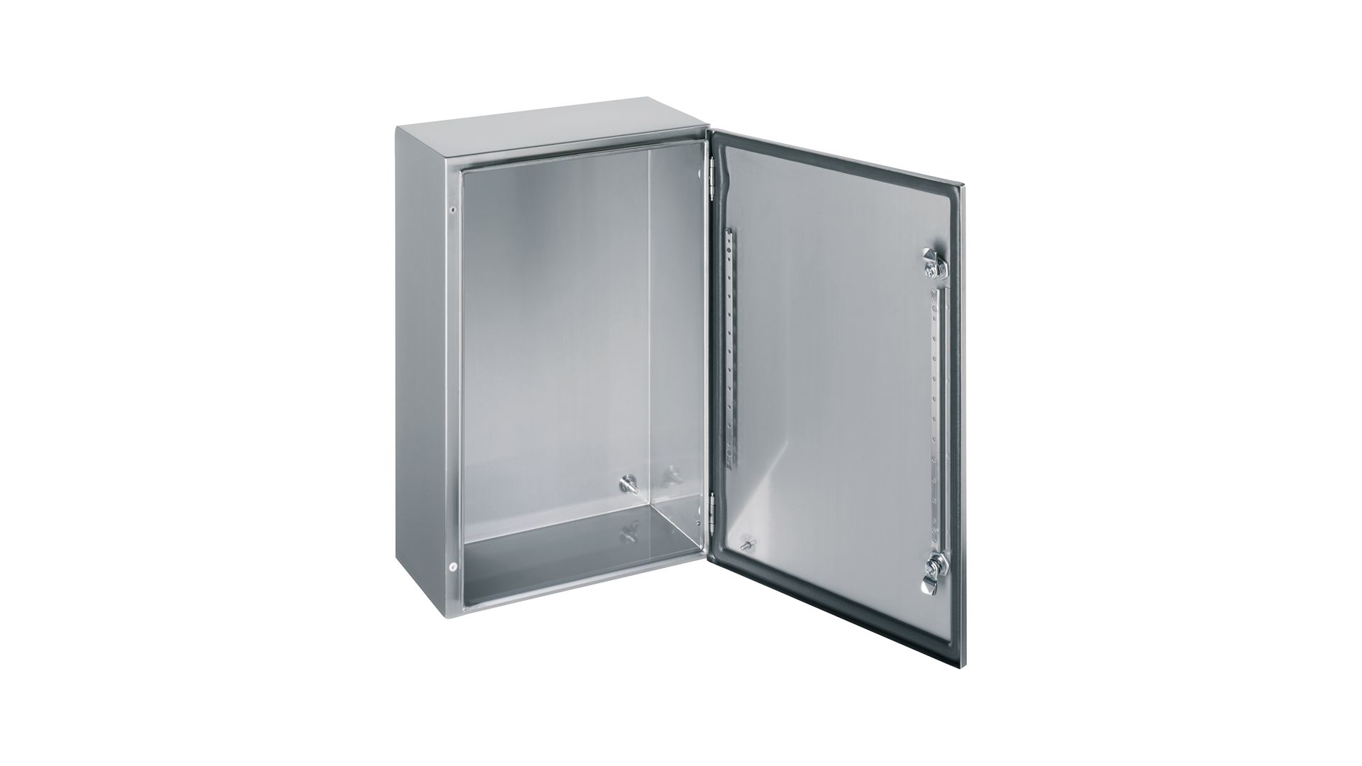 Schneider Electric PanelSeT S3X Series 316L Stainless Steel Single-Door-Door Floor Standing Enclosure, Plain Door Door,