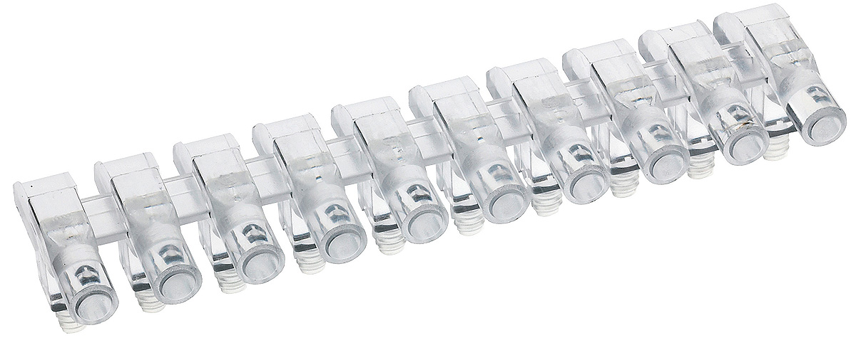 1271.1010 MENTOR, PCB Mounted 10-Way Right Angle LED Light Pipe, Clear Round Lens