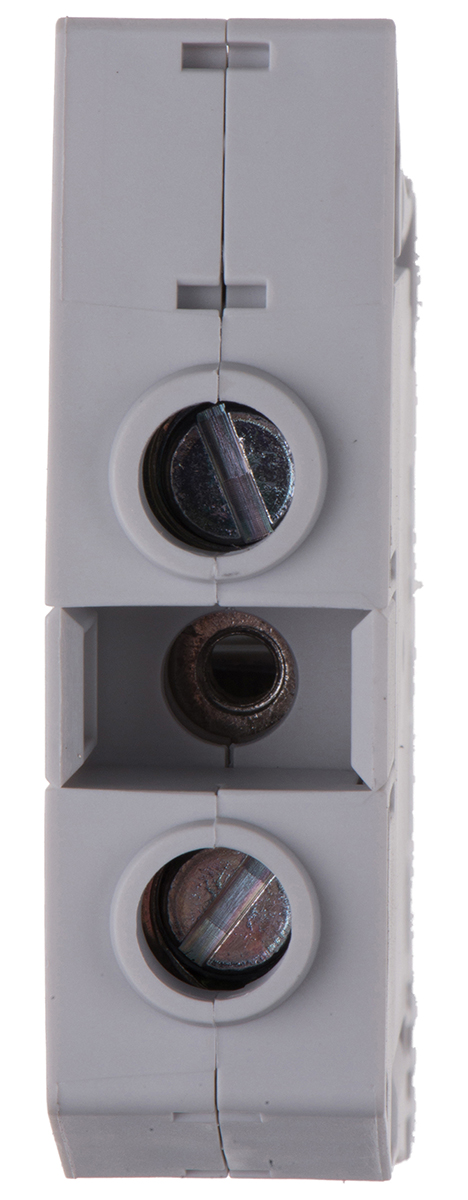 Entrelec 1SNK516010R0000 ZS35 Series Grey, 35mm², Double-Level, Screw Termination, ATEX