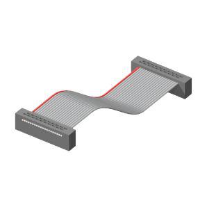 Samtec FFSD Series Flat Ribbon Cable, 20-Way, 1.27mm Pitch, 250mm Length, Tiger Eye IDC to Tiger Eye IDC