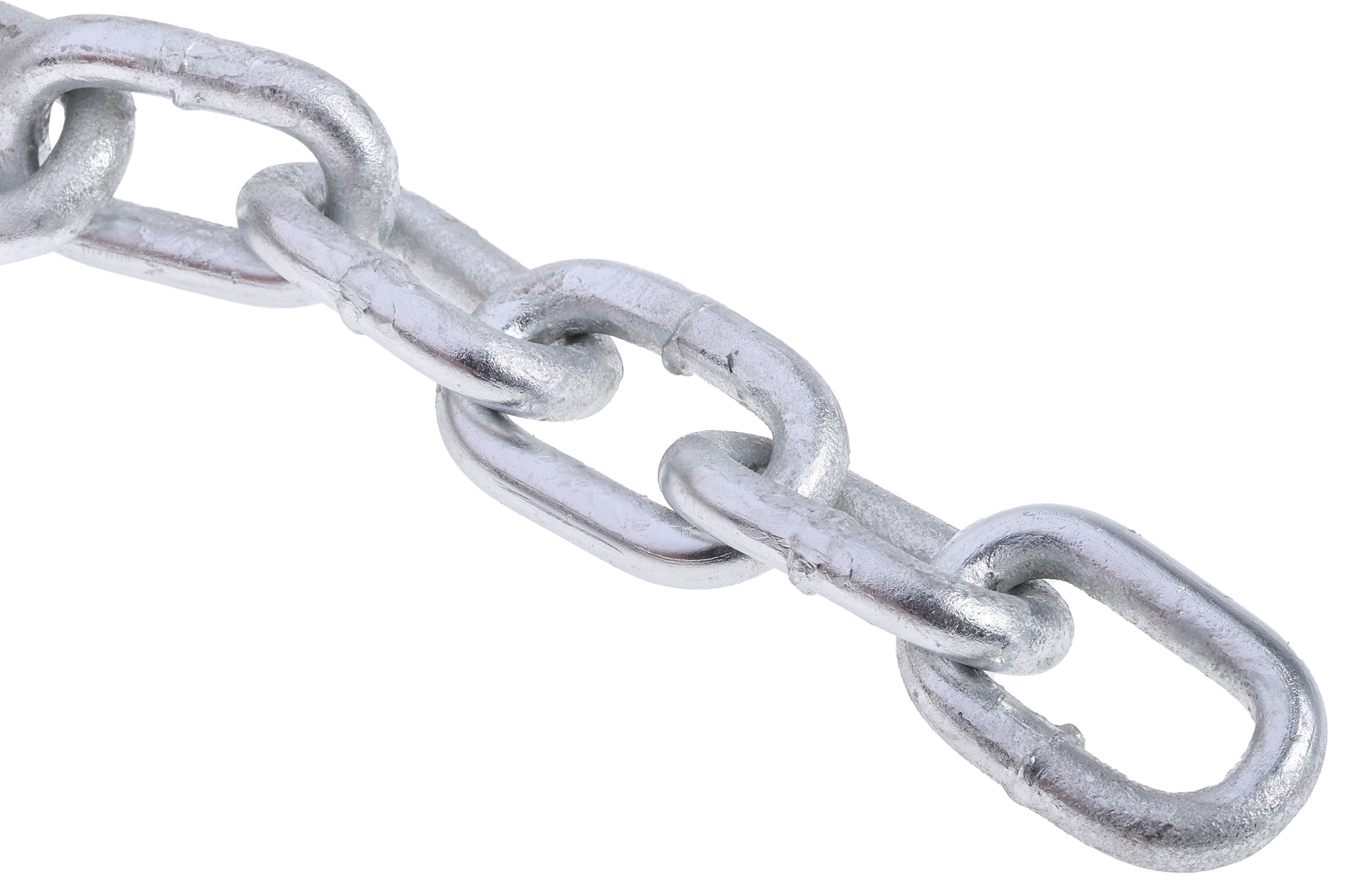 RS PRO Galvanised Steel Chain, 10m Length, 145 kg Lifting Load