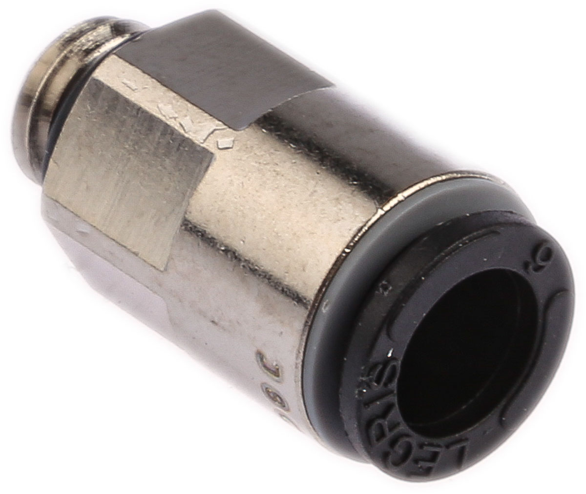 Legris LF3000 Series Straight Threaded Adaptor, M7 Male to Push In 6 mm, Threaded-to-Tube Connection Style